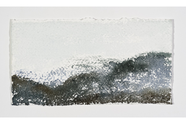 Making Making Space XXXVIII, watercolour on Saint Armand, 11x8 in.